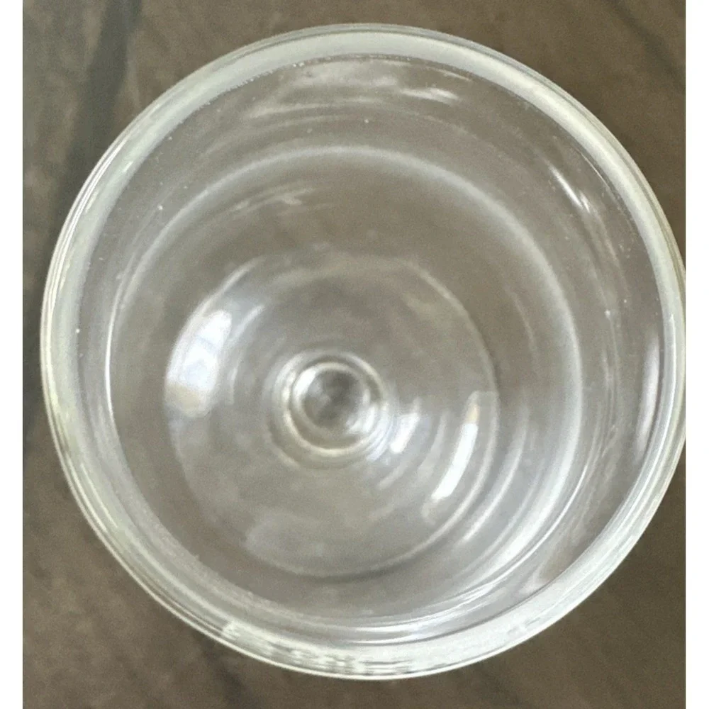 1 Salignac Cognac Glass White Embossed Lettering with Logo 4  1/2 